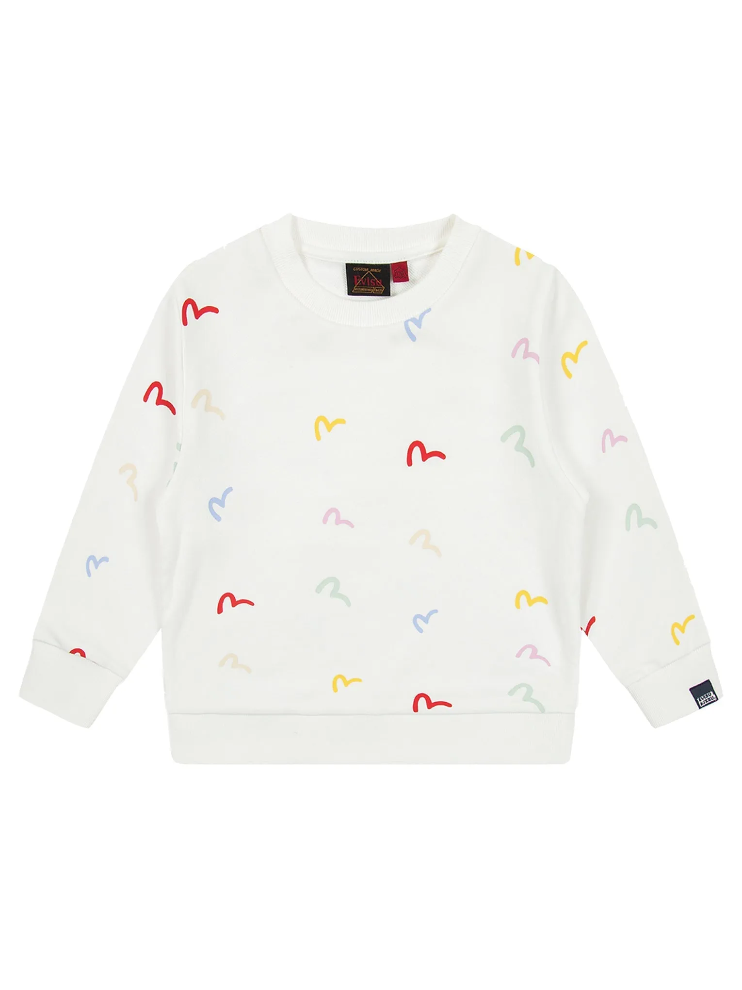 Allover Seagull Print Sweatshirt