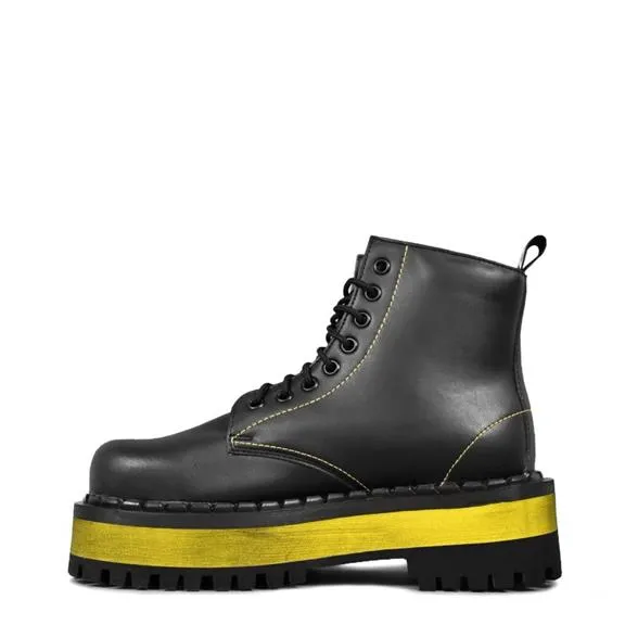 Altercore Shoes 653 Vegan Black & Yellow