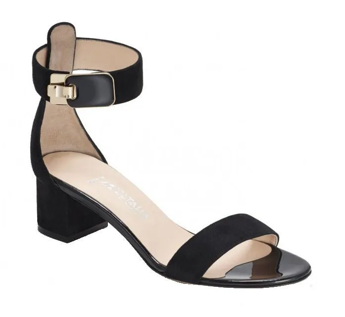 Aquatalia Catty Black Suede