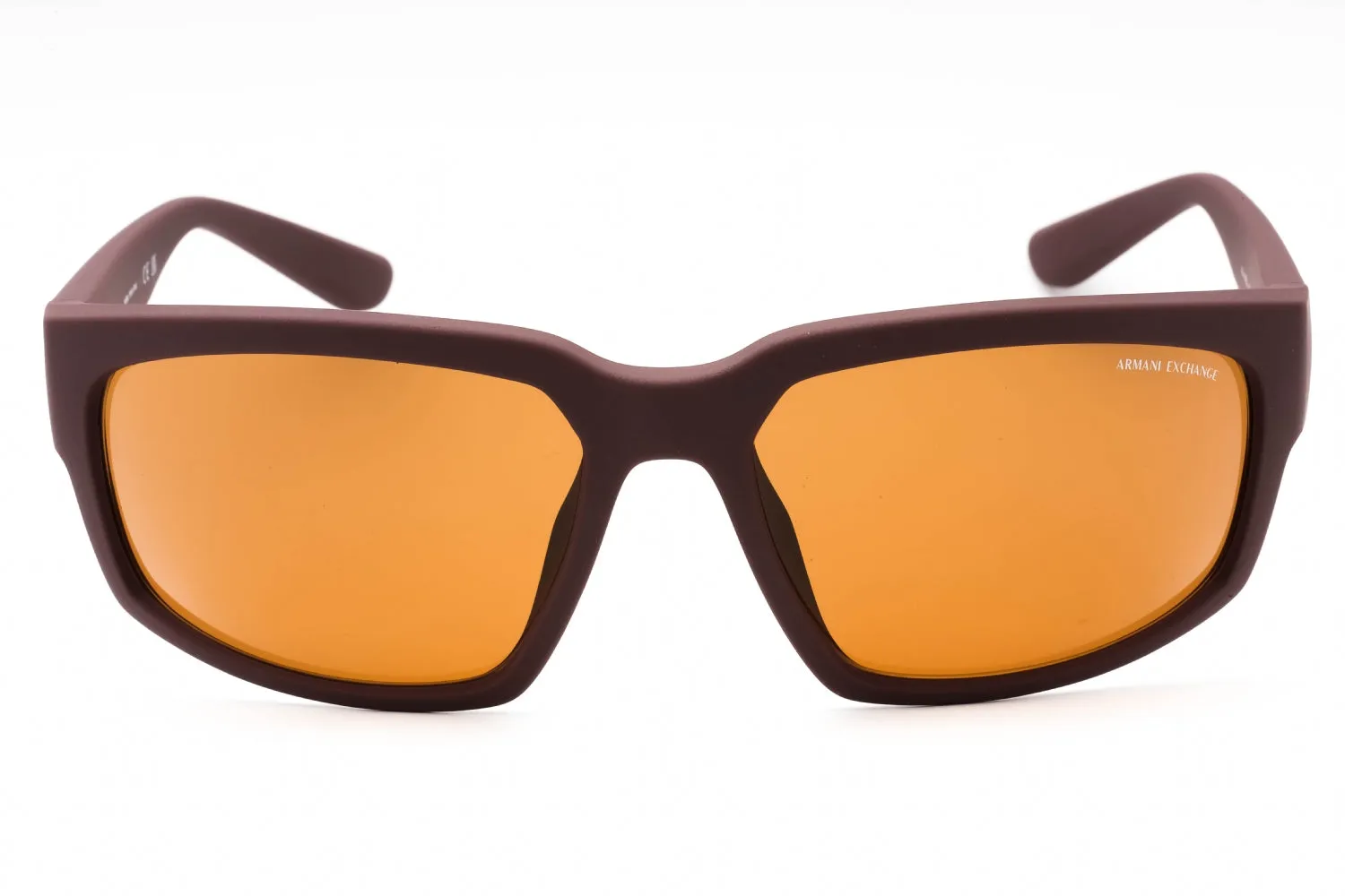 Armani Exchange 0AX4142SU Sunglasses Matte Bordeaux/Brown
