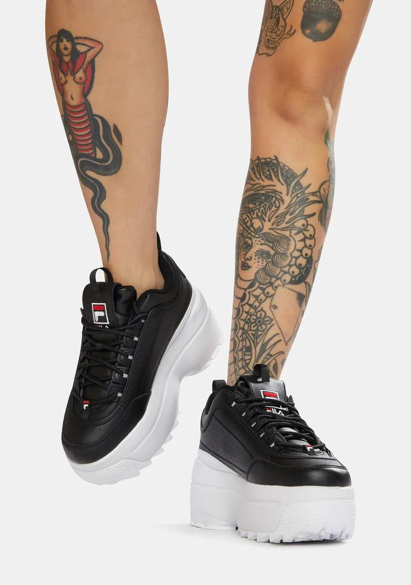 Black Disruptor 2 Wedge Sneakers-