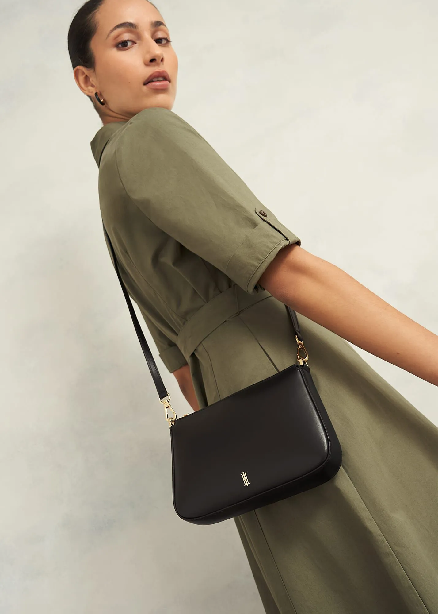 Briella Leather Crossbody Bag 