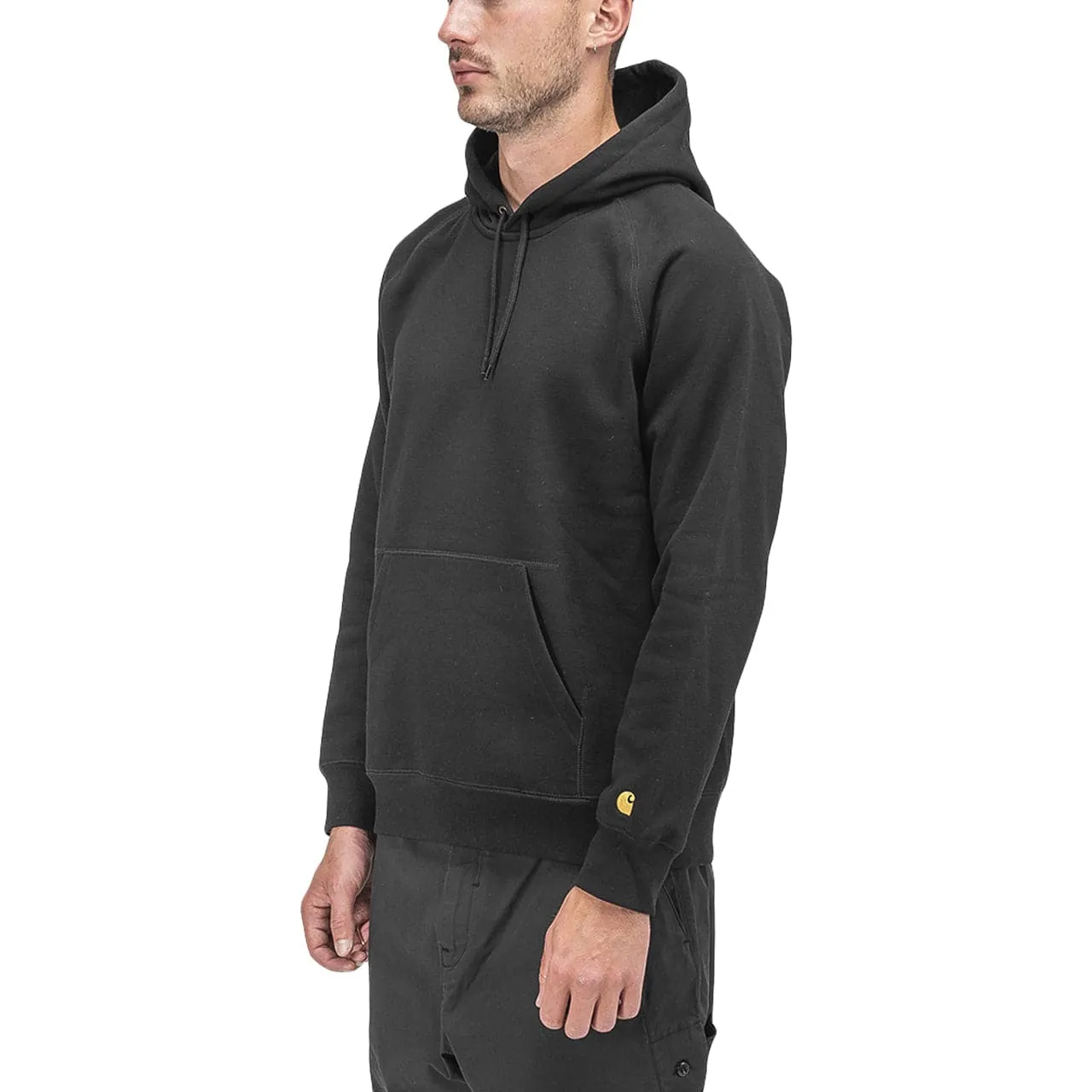 Carhartt WIP Hooded Chase Sweatshirt (Black)