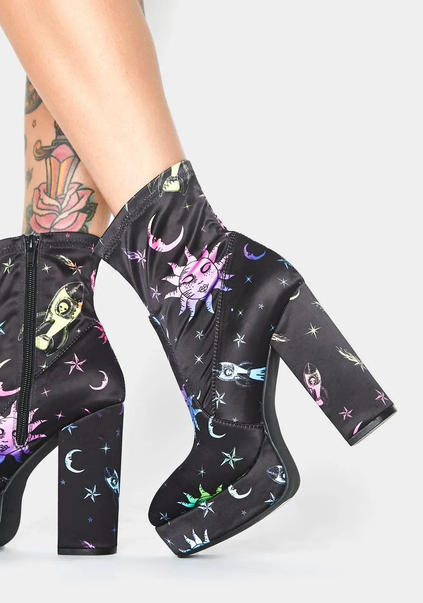 Celestial Magic Platform Boots-