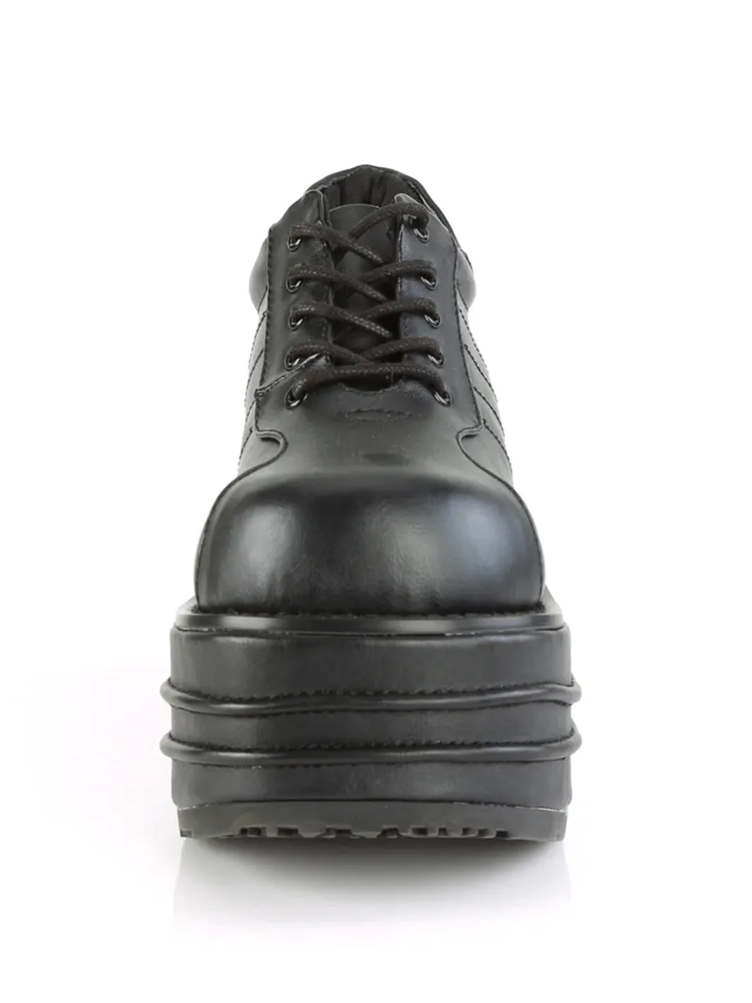 DEMONIA TEMPO-08 - BLACK VEGAN LEATHER  PRE ORDER 