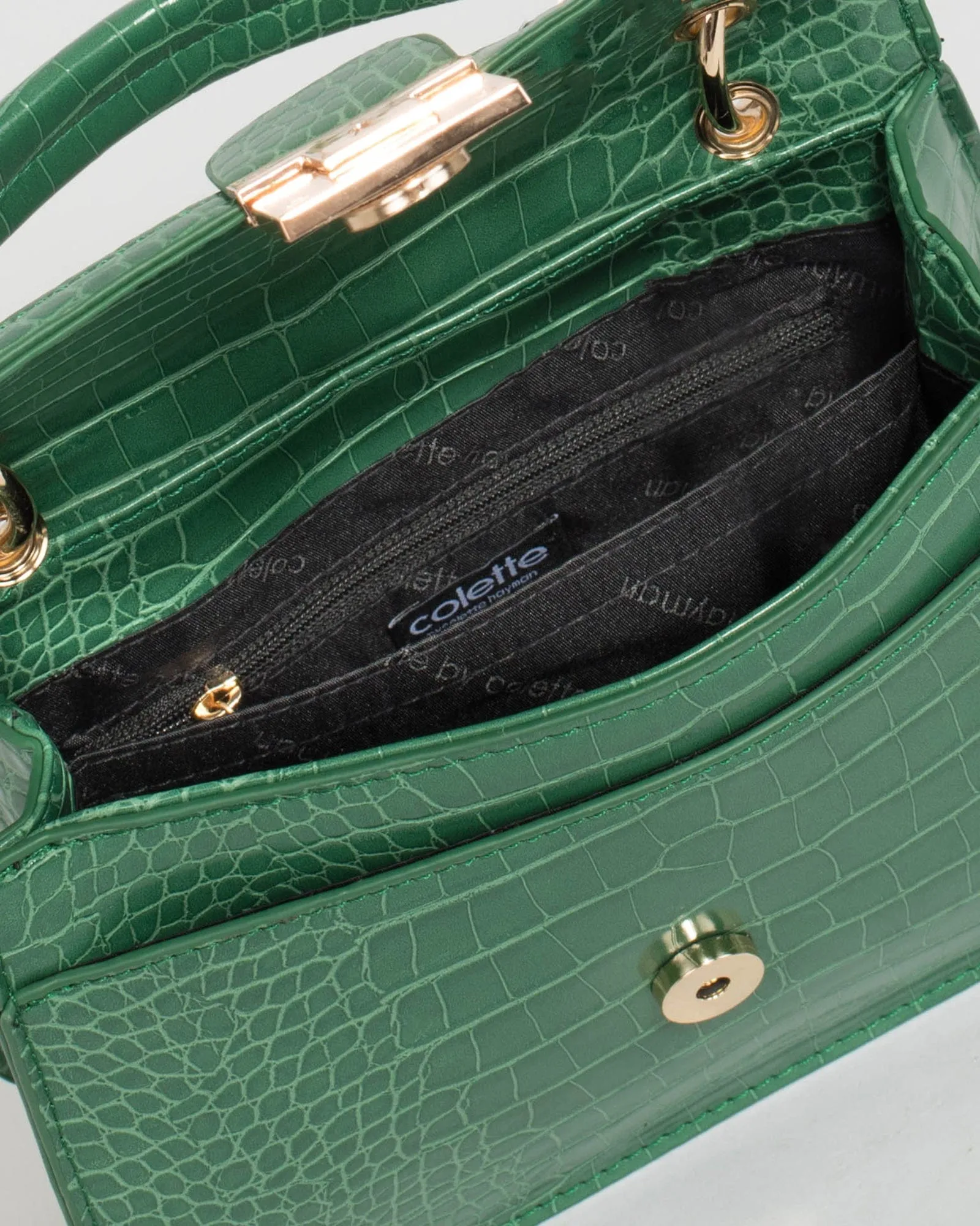 Green Mia Crossbody Bag