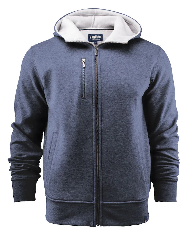 Harvest Parkwick hooded jacket D. Blue mel