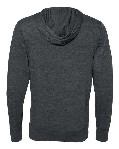J. America Men's Jersey Sport Lace Hooded Pullover