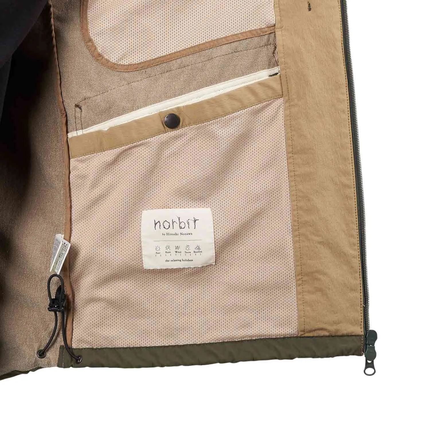 Karhu x Norbit Hike Hoodie Jacket (Grün / Beige)