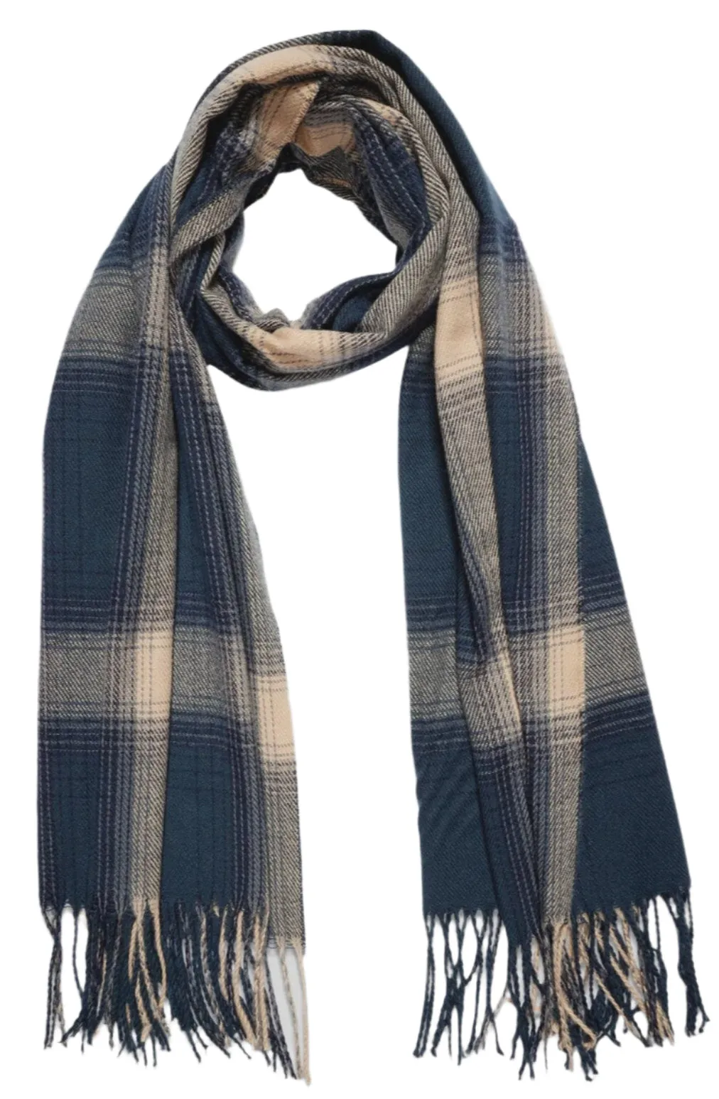 Louenhide Oxford Scarf - Plaid Navy