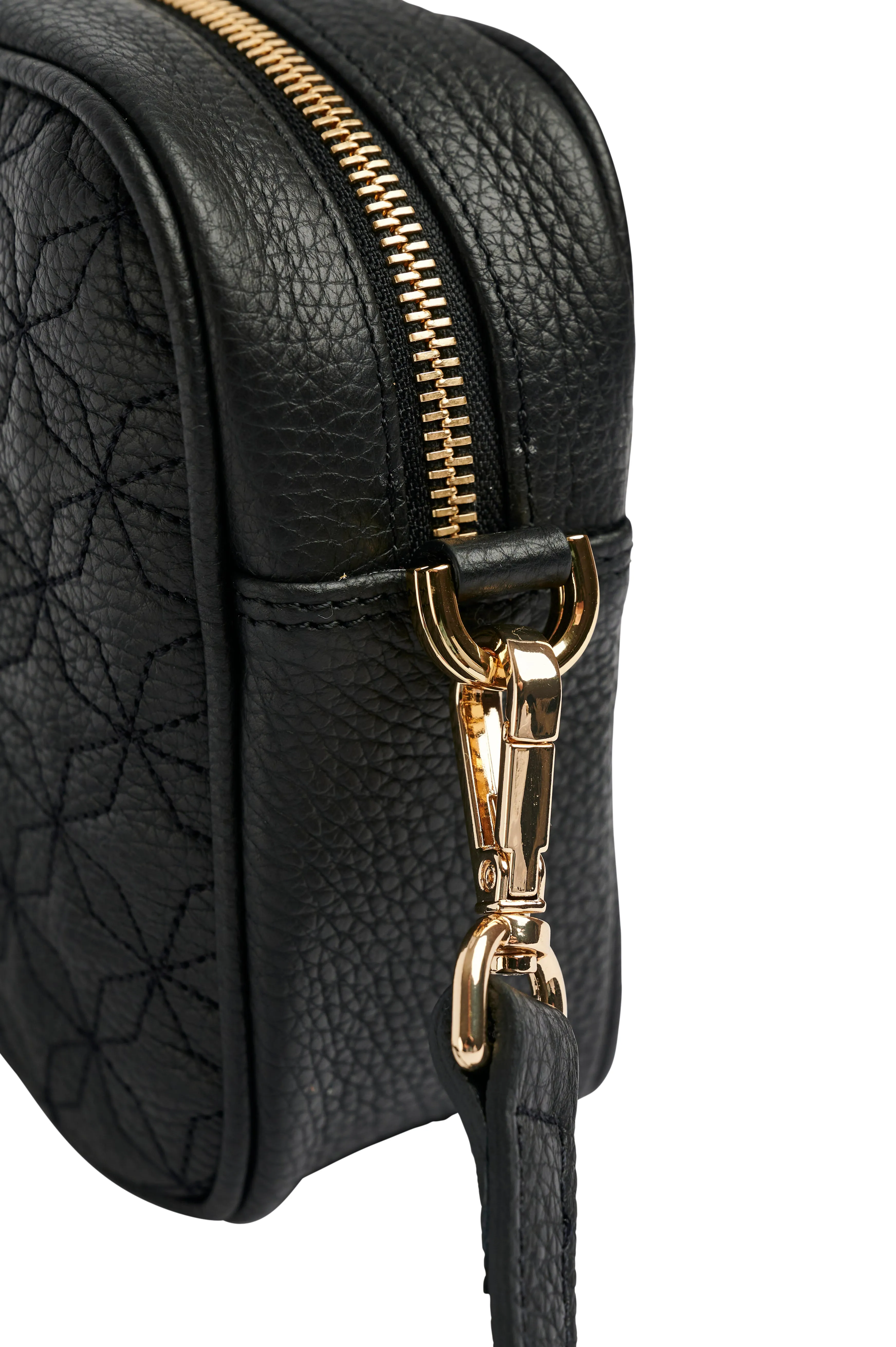 Marroquí Black Crossbody Camera Bag