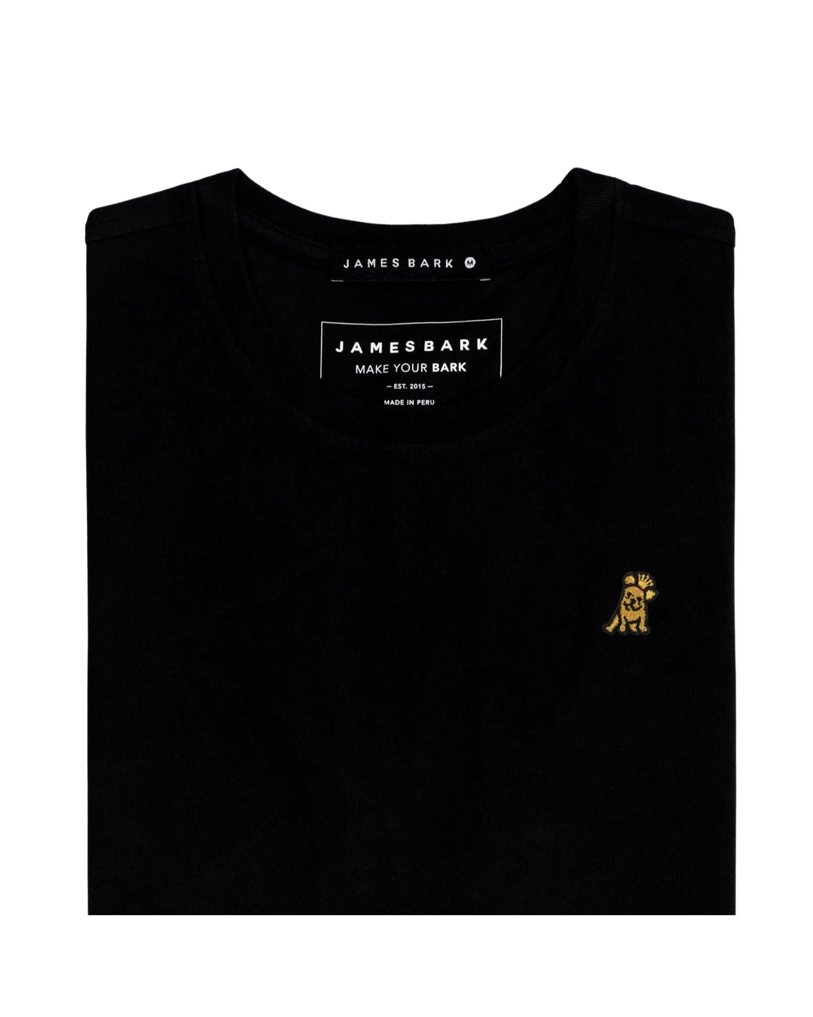 Mens Crew Neck Jersey T-shirt - Black A36