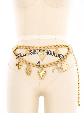 Mixed Charm Chain Belt