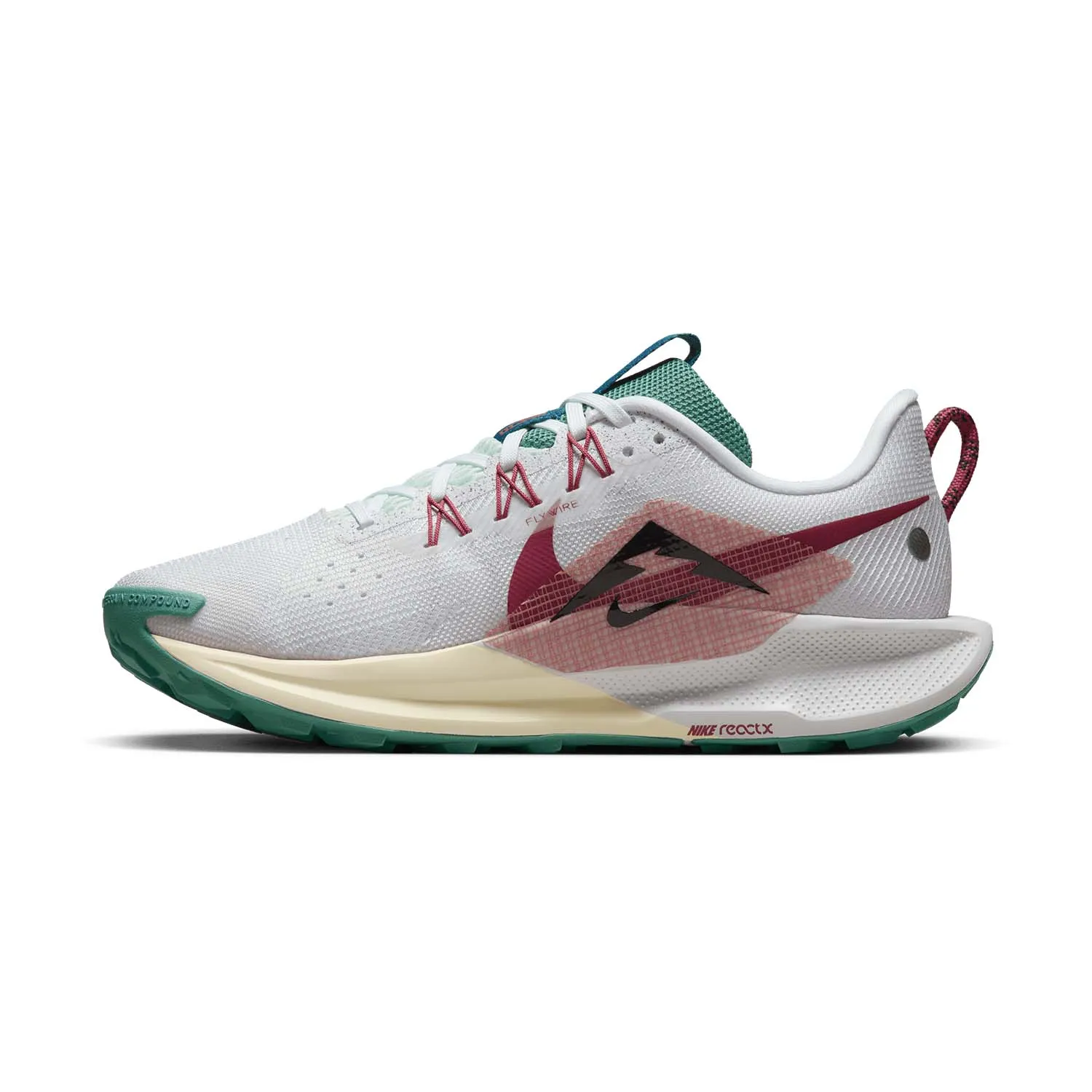 Nike ReactX Pegasus Trail 5  White/Black/Court Blue/Cedar
