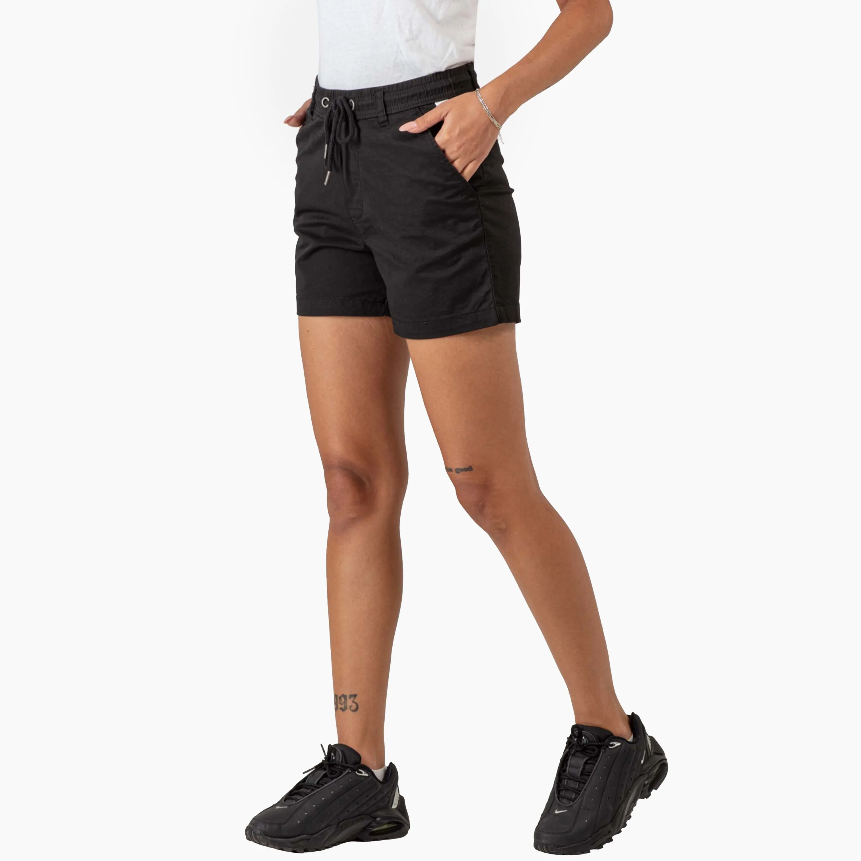 REELL REFLEX  WOMEN EASY SHORT LIGHTWEIGHT BLACK