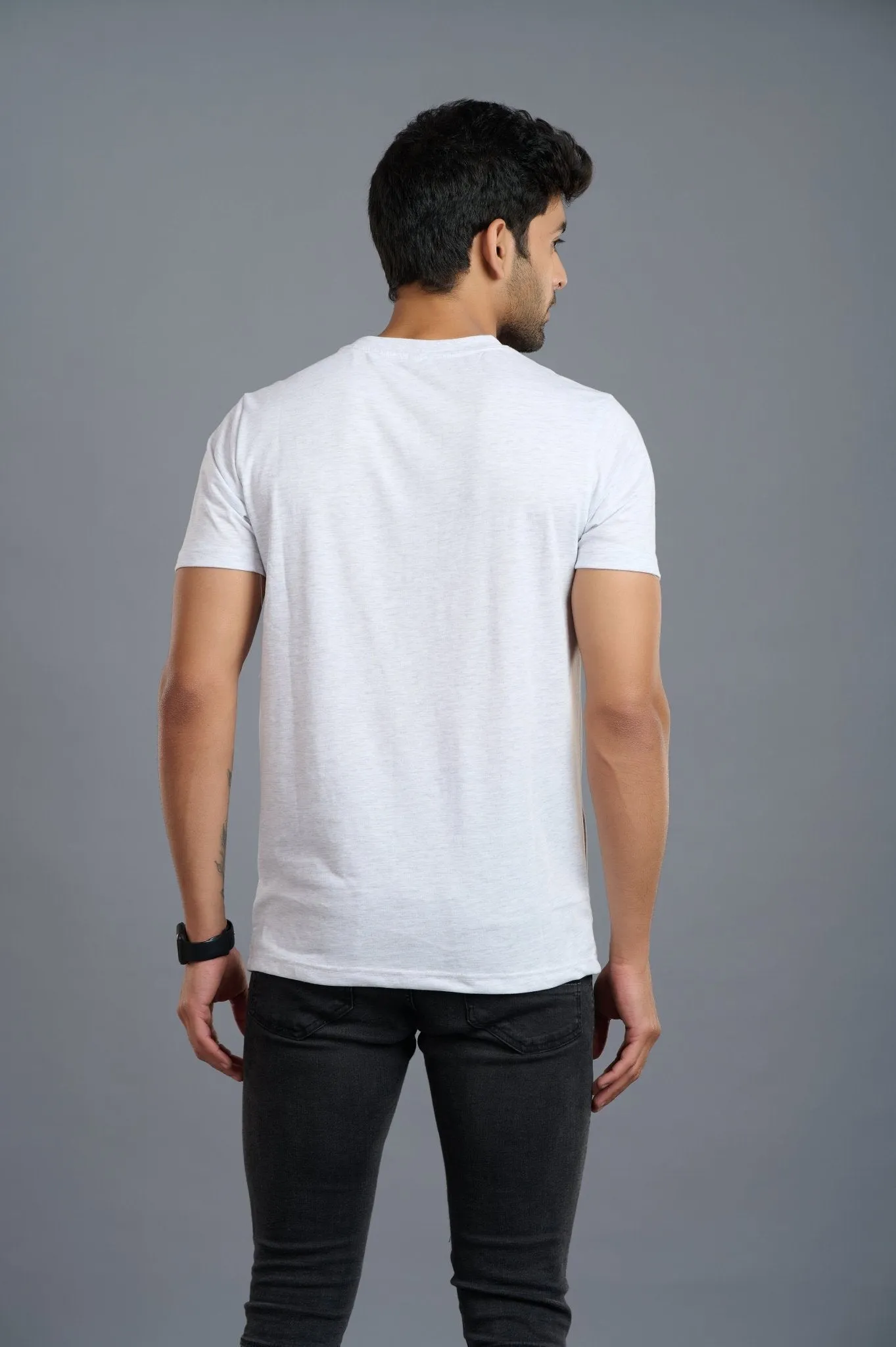 Ride Fast Die Last Printed White T-Shirt for Men