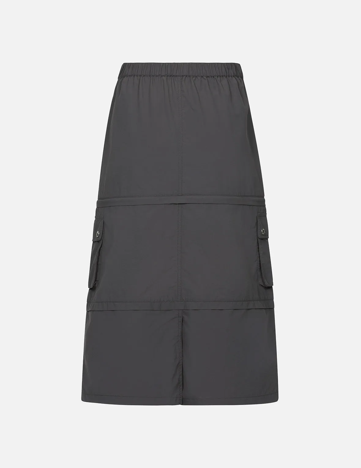 Seagull Print Detachable Fashion Fit Denim Skirt