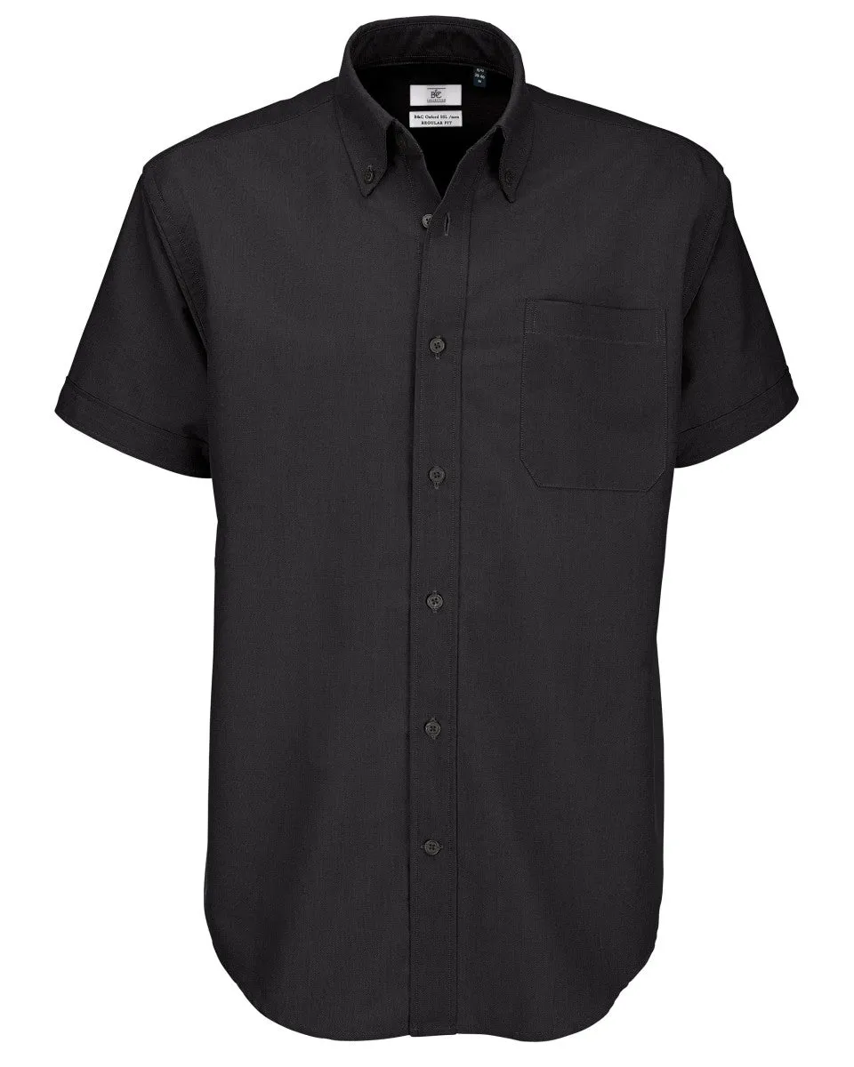 SMO02 B&C Men's Oxford Short Sleeve Shirt