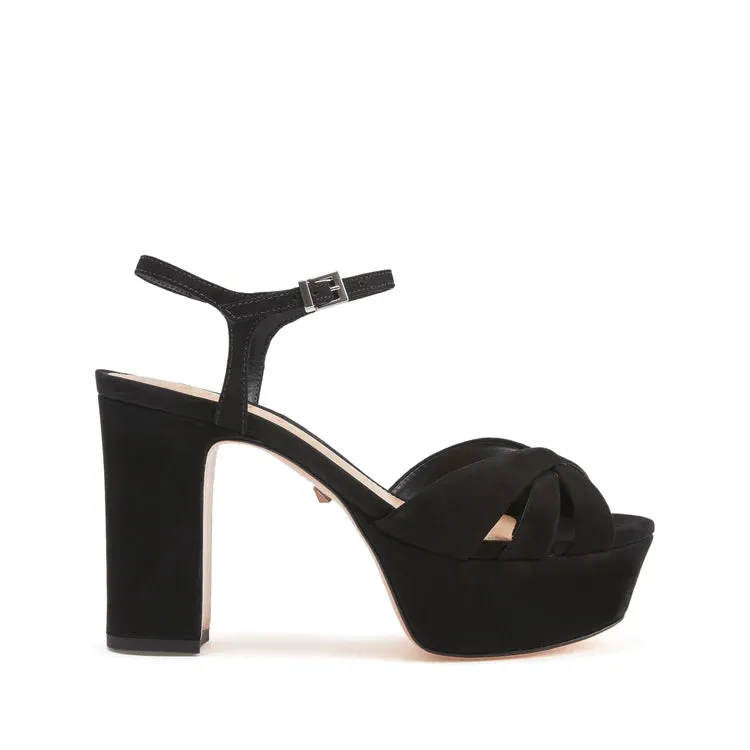 The Platform Sandal in Black