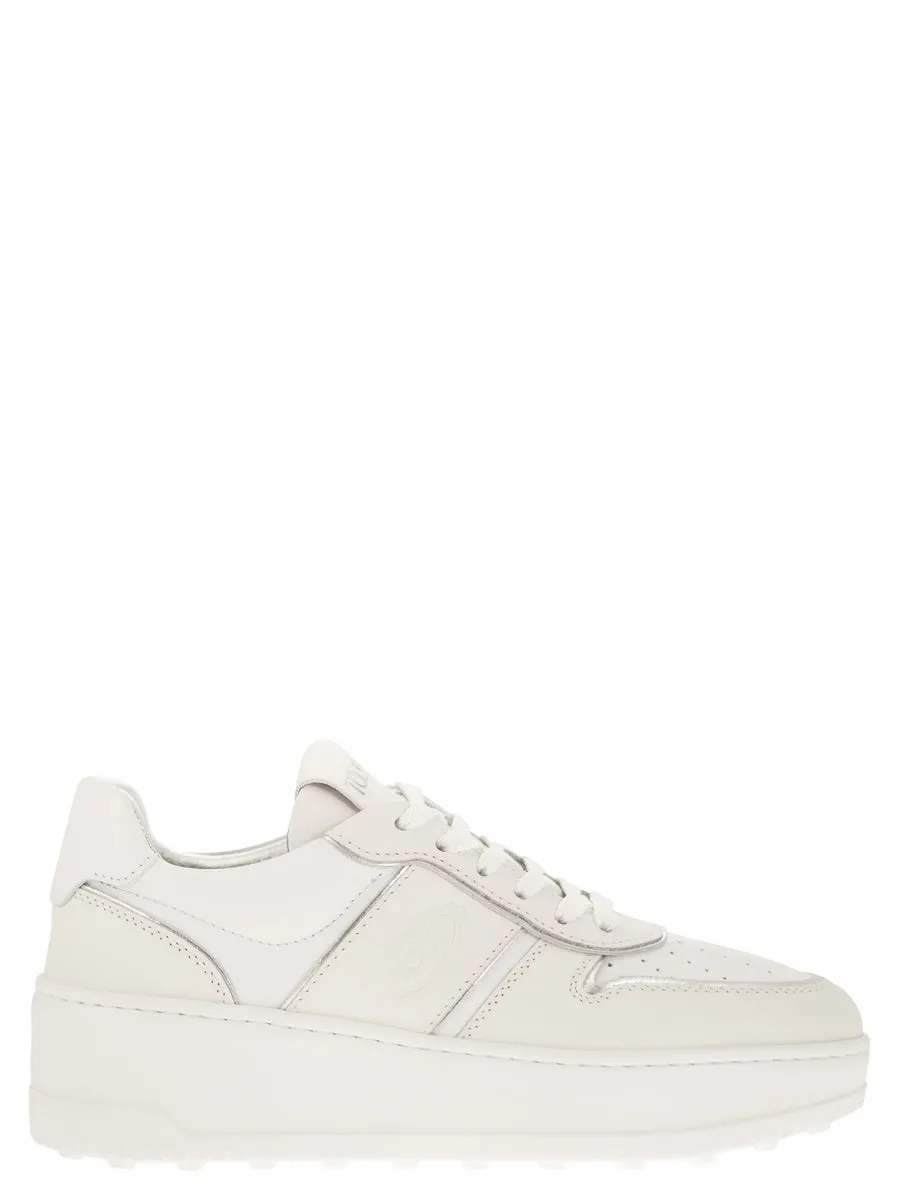 Tod's    Tod's Leather Platform Sneakers