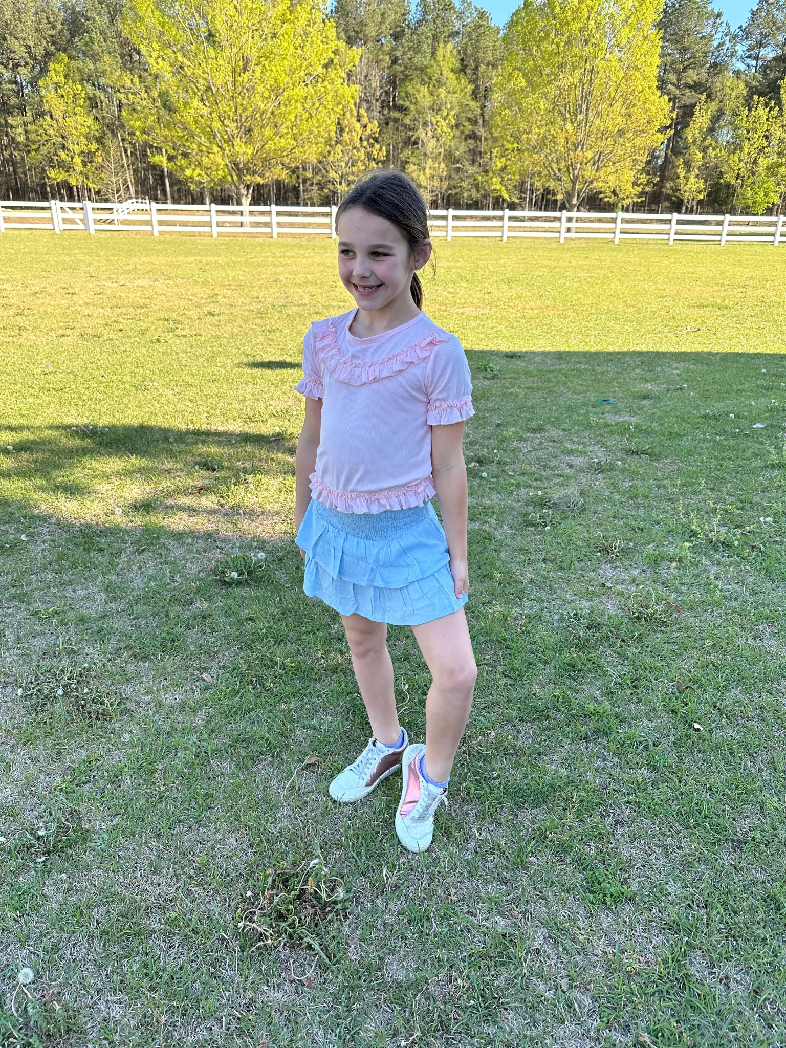 TWEEN Tiered Skort