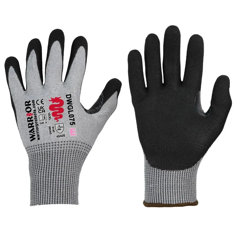 Warrior Protects DWGL075 Reinforced Cut E Grip Gloves